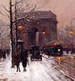 Édouard-Léon Cortes, 'Arc de Triomphe, Paris Winter', ND.